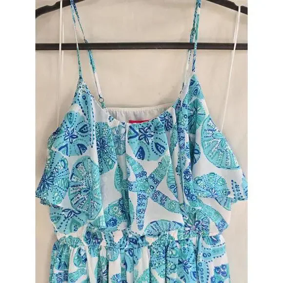 Lilly Pulitzer for TargetSea Urchin Flounce dress size M - Picture 2 of 5